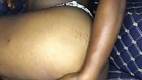 12 inch dildo shakes thighs after asshole insertion!