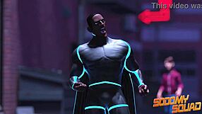 Sodomysquad's BBC Superhero Stuns with Self-Ass Fucking and Intense Cock Action