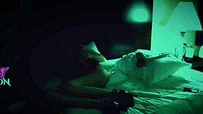 Sexy latina undressing in sultry striptease