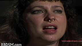 Intense Sadomasochism Whipping Session in Dark Chamber