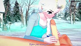 Why Is Elsa Sucking So Wild in Frozen Fantasy 3D Cartoon Sex?