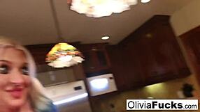 olivia austin meets late pizza delivery girl leya