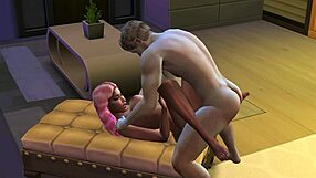 nicki m rides a lucky fan’s cock in 3d hentai