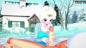 Why Is Elsa Sucking So Wild in Frozen Fantasy 3D Cartoon Sex?