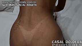 young slut karolzinha fucks two older guys and gets cum bath 😏