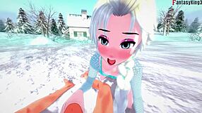 Why Is Elsa Sucking So Wild in Frozen Fantasy 3D Cartoon Sex?