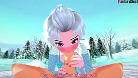 Why Is Elsa Sucking So Wild in Frozen Fantasy 3D Cartoon Sex?