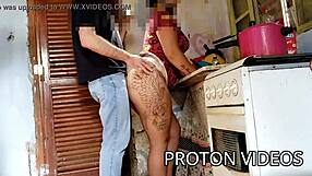 wife was horny alone called me for bareback fuck in shower