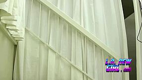 Super Hot Blonde SWALLOWS Cum After Lesbian Casting Massage!