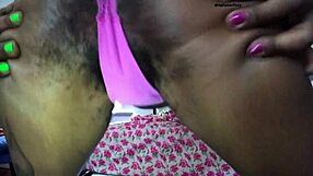 close up view of hairy intimate details