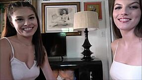 Lesbian Teens Experiment With Big Cock