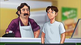 Summertime saga episode 70 features anime hentai game characters in neutral interactions