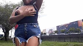 Latina gives crazy blowjob in the tunnel with big cock