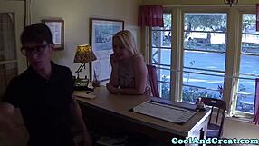 Flirty Babe Bent Over And Banged!