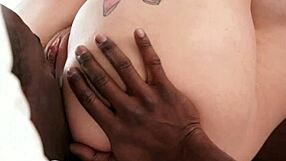 Can you believe this babe takes a big black cock in her asshole?