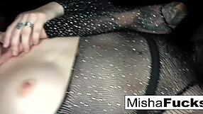 Misha and Madison Morgan Intensely Lick Each Other Wet. Then Clean in Lesbian Sex.