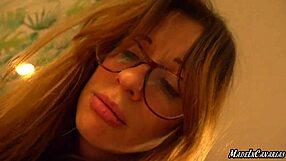 I, the nerdy girl, want a big cock for my wet pussy