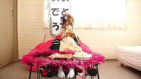 taking home a natural monument yankee girl at coming-of-age ceremony with blowjob and handjob