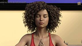 i can't stop watching gina touch her wet pussy in tight yoga pants