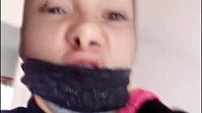 stockings on face make pig nose