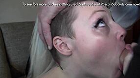 British reality star with tattoos gets dominated in european fetish scene