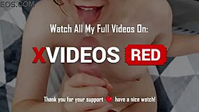 ชักว่าวเสียวๆ ให้ริมฝีปากแดงในมุม POV