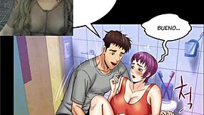 I’m obsessed with Mi Tia hentai in chapter 41