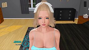 Ripples of hot hentai curves in a sexy game outfit