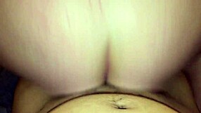 Thick milf rides cowgirl to creampie