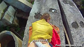 Can Emma swallow after getting fucked on site?