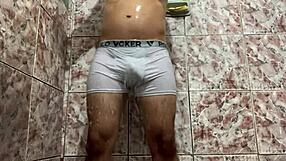 i took off my white underwear in the shower and felt relaxed