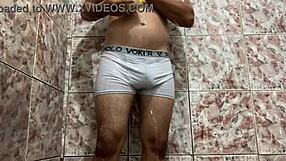 i took off my white underwear in the shower and felt relaxed