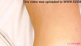 Sizzling Brunette Naked Close-Up On Sofa