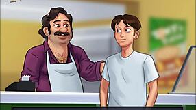 Summertime saga episode 70 features anime hentai game characters in neutral interactions