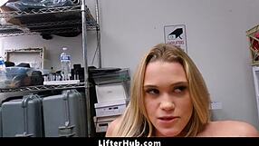 Blonde Teen Chloe Rose Caught Stealing Bikini, Punished With Hardcore Fuck