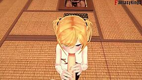 leonardo da vinci fucking azur lane hard in this 3d hentai fantasy