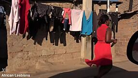 real african lesbian couple having wild hot orgasms