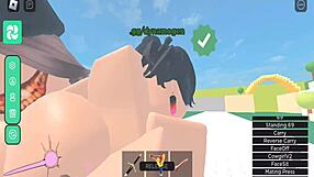 Horror pige bliver hamret hårdt i roblox condo vanvid