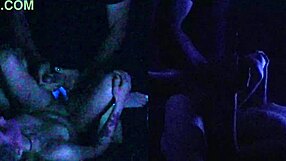 Carrie B dominates in extreme blacklight face fucking fest