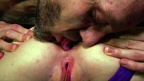 Skinny girl in lingerie takes monster cock hard