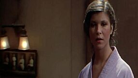 Sexy brunette girl bathing nude in shower from Friday the 13th part 3.