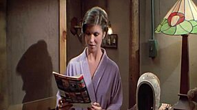 Sexy brunette girl bathing nude in shower from Friday the 13th part 3.