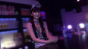 moa-chan gives blowjob in concept cafe, squirting and facial