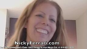nicky ferrari bombshell sexy milf