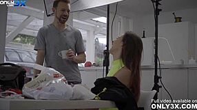 Nympho Alyssia Kent fucks well hung Erik Everhard outdoors