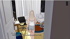 skinny brunette rips clothes in ripples gameplay