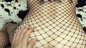 sexwife gets her ass pounded by husband's friend in stockings