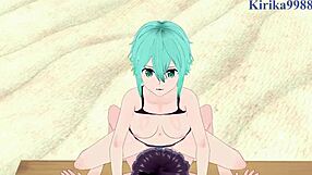 Hey, wanna watch Asuna Yuuki and Sinon Shino Asada in intense hentai action?