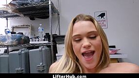 Blonde Teen Chloe Rose Caught Stealing Bikini, Punished With Hardcore Fuck