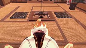 leonardo da vinci fucking azur lane hard in this 3d hentai fantasy